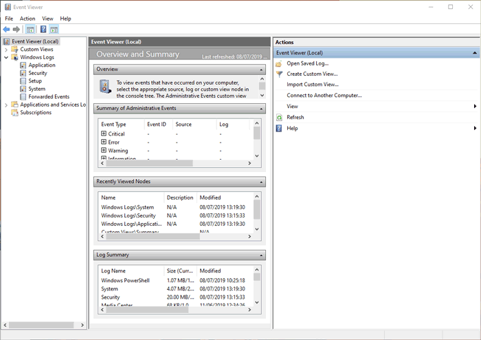 See Pc Startup Shutdown History Event Viewer 1
